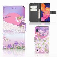 Samsung Galaxy A10 | Telefoonhoesje | Met pasjeshouder | Bird Flying