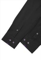 Rusty Neal - heren overhemd zwart - lila paars - r-44 - thumbnail
