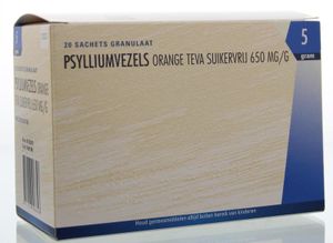 Psylliumvezels orange granulaat SKV