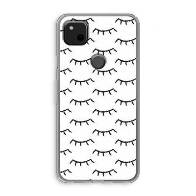 Wimpers: Google Pixel 4a Transparant Hoesje
