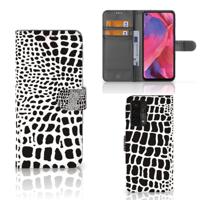 OPPO A54 5G | A74 5G | A93 5G | Telefoonhoesje | Met pasjeshouder | Slangenprint