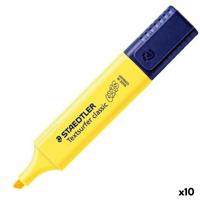 Fluoriscerende Markeerstift Staedtler Textsurfer Classic Pastel Geel (10 Stuks)