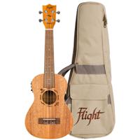 Flight Designer Series DUC323E elektrisch-akoestische concert ukelele met gigbag