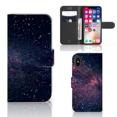 Apple iPhone X | Xs | Book Case | Stars