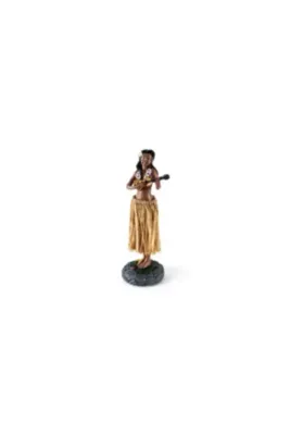 Devoted Hawaiian Hula Dashboard Girl