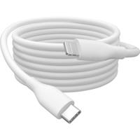 Digitus USB-kabel USB 2.0 Apple Lightning stekker, USB-C stekker 2.00 m Wit Flexibel, Zeer flexibel, Met USB, Silicone, Uitstekende verouderingseigenschappen,