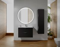 FOCCO UMA LED design spiegel 75cm rond met spiegelverwarming - thumbnail