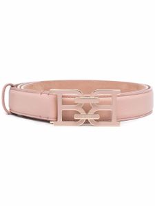 Bally ceinture en cuir à boucle logo - Rose