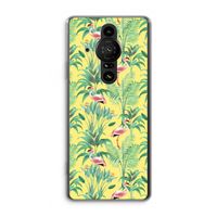 Flamingo party: Sony Xperia Pro-I Transparant Hoesje