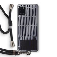 Moroccan stripes: Samsung Galaxy A31 Transparant Hoesje met koord