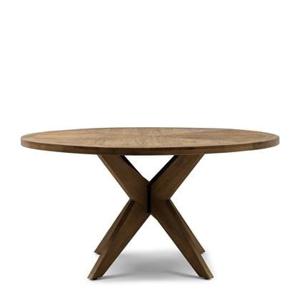 Riviera Maison Tuintafel rond - Portland Dining Table Dia 150 - Bruin