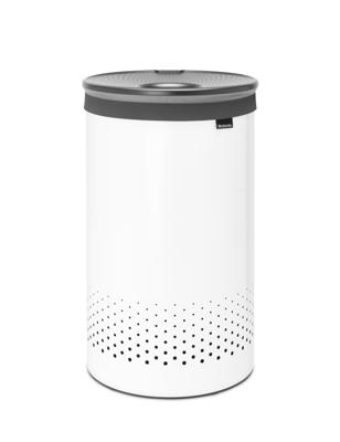 Brabantia wasbox 60 liter kunststof deksel white