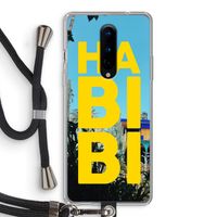 Habibi Majorelle : OnePlus 8 Transparant Hoesje met koord
