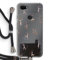Dancing #3: Pixel 3a Transparant Hoesje met koord