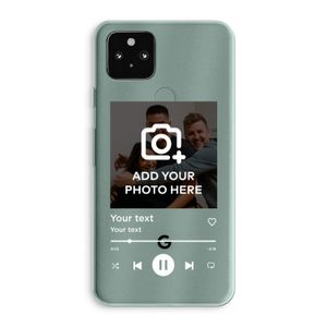 Music Player: Google Pixel 5a 5G Transparant Hoesje
