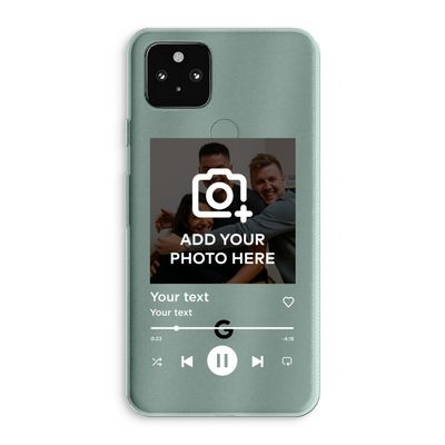 Music Player: Google Pixel 5a 5G Transparant Hoesje