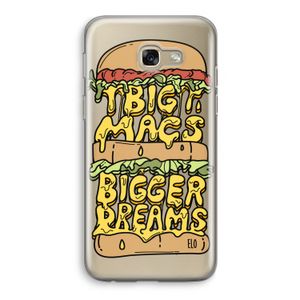 Big Macs Bigger Dreams: Samsung Galaxy A5 (2017) Transparant Hoesje