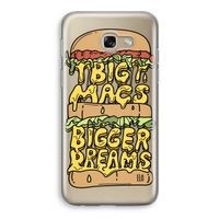 Big Macs Bigger Dreams: Samsung Galaxy A5 (2017) Transparant Hoesje