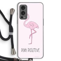 Pink positive: OnePlus Nord 2 5G Transparant Hoesje met koord