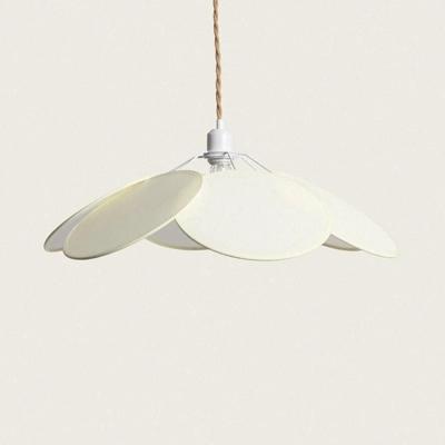 Grote hanglamp stoffen kap & E27 fitting &apos;Matthieu&apos; 60 cm