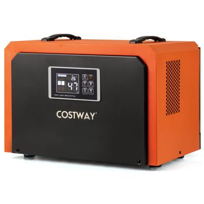 60 L/Tag Luchtontvochtiger met Afvoerslang & 24U Timer Bouwdroger Industrie Droogapparaat