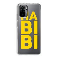 Habibi Blue: Xiaomi Redmi Note 10 Pro Transparant Hoesje