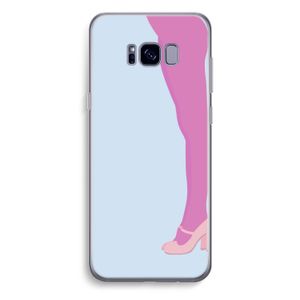 Pink panty: Samsung Galaxy S8 Plus Transparant Hoesje