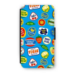 Fruitsticker: iPhone XS Flip Hoesje