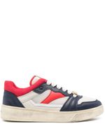 Bally baskets à design à empiècements - Bleu