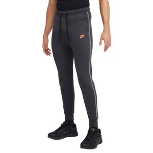 Nike Tech Fleece Sportswear Joggingbroek Donkergrijs Oranje Grijs