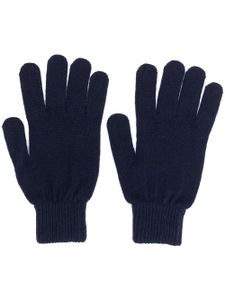 Paul Smith knitted fitted gloves - Bleu