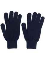 Paul Smith knitted fitted gloves - Bleu - thumbnail