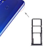 SIM-kaart lade + SIM-kaart lade + micro SD-kaart voor Xiaomi Redmi 7 (zwart)
