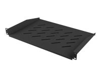 Lanberg AK-1008-B rek voor 19'' racks 450/600/800mm (1U, 483x315mm, draagvermogen tot 20kg) zwart