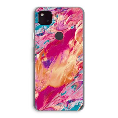 Pastel Echoes: Google Pixel 4a 5G Transparant Hoesje