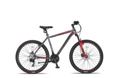 Umit Mirage MTB 27.5 Inch 46 cm Unisex 21V Hydraulische schijfrem Antraciet/Rood