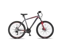 Umit Mirage MTB 27.5 Inch 46 cm Unisex 21V Hydraulische schijfrem Antraciet/Rood