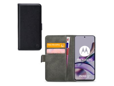 Mobilize Mobilize Classic Gelly Wallet Book Case Motorola Moto G13 4G/G23 4G Black