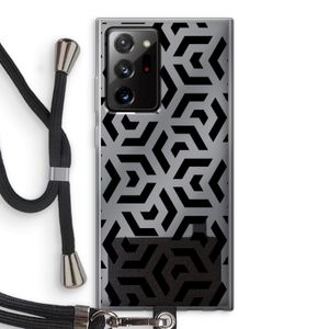 Crazy pattern: Samsung Galaxy Note 20 Ultra / Note 20 Ultra 5G Transparant Hoesje met koord