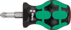 Wera Schroevendraaier | maat PH 2 | klinglengte 25 mm | 2-componentengreep | ronde kling | 1 stuk - 05008851001 - 05008851001