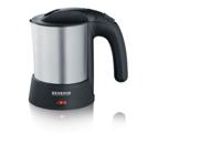 Severin WK 3647 Waterkoker BPA-vrij Aantal/Volume: 0.5 l RVS, Zwart