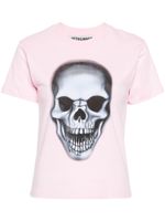 Ottolinger t-shirt à imprimé tête de mort - Rose - thumbnail