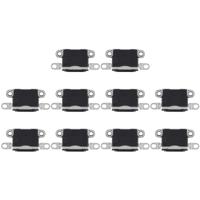 10 STKS Oplaadpoort aansluiting voor iPhone 5/5S (zwart)