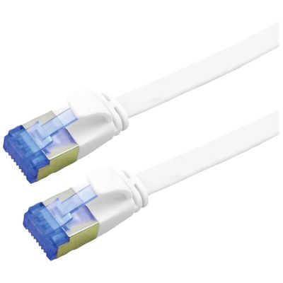 VALUE FTP patchkabel, Cat.6A (Class EA), extra plat, wit, 2 m VALUE FTP patchkabel, Cat.6A (Class EA), extra plat, wit, 2 m