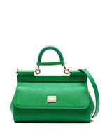 Dolce & Gabbana petit sac à bandoulière Sicily en cuir - Vert