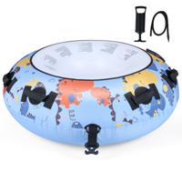 132 cm Sneeuwboei Opblaasbare Sneeuwslee in Stevige Oxford Hoes Stevige Handgrepen voor Kinderen/Volwassenen