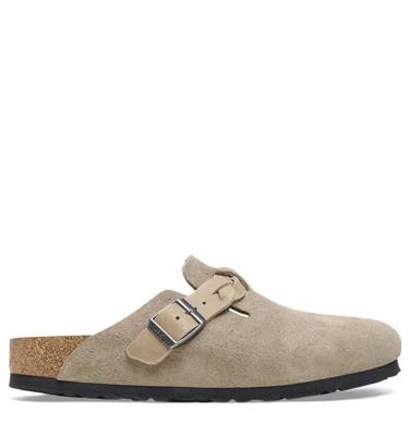 BIRKENSTOCK - Boston | braided suede Suede Dames