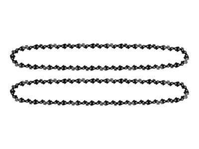 PARKSIDE 2 Reservekettingen voor kettingzaag (PEK 14 11 A1 - 14 inch - 1,1 mm)