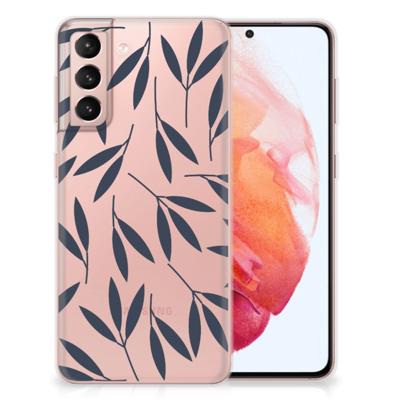 Samsung Galaxy S21 | TPU Case | Leaves Blue