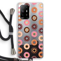 Donuts: Oppo A95 5G Transparant Hoesje met koord